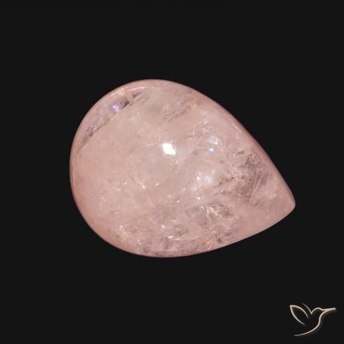 Morganita Luz rosa Natural 4.62ct, Formato de pêra, Transparente