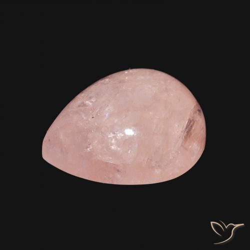 Morganita Luz rosa Natural 4.62ct, Formato de pêra, Transparente