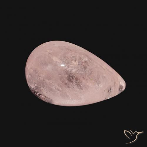 Morganita Luz rosa Natural 3.96ct, Formato de pêra, Transparente