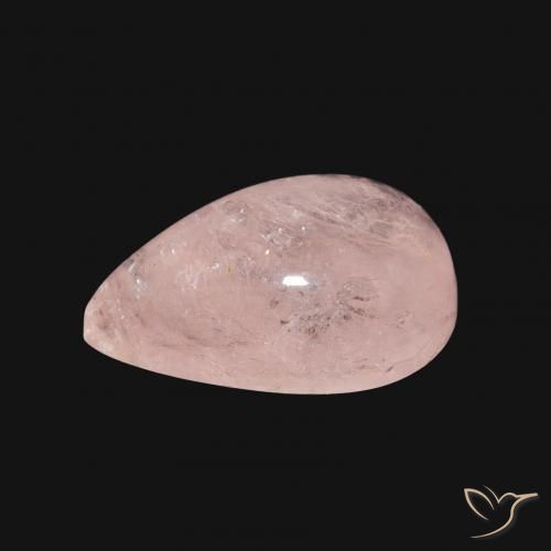 Morganita Luz rosa Natural 3.96ct, Formato de pêra, Transparente