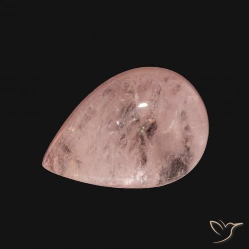 4.05ct Natural Luz rosa Morganita, Formato de pêra, Transparente