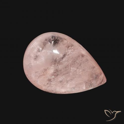 Morganita Luz rosa Natural 4.05ct, Formato de pêra, Transparente
