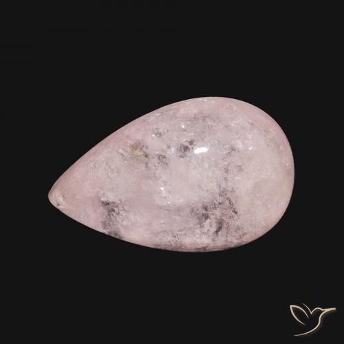 5.64ct Natural Luz rosa Morganita, Formato de pêra, Transparente
