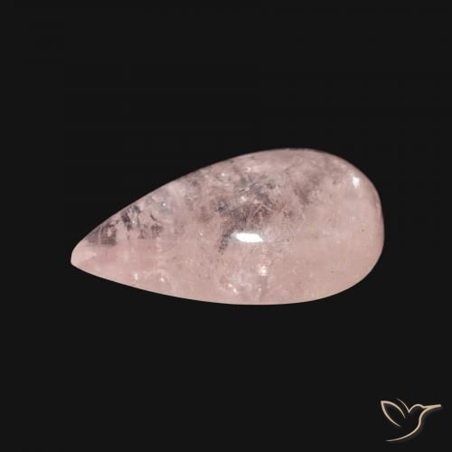 Morganita rosa médio Natural 3.59ct, Formato de pêra, Transparente