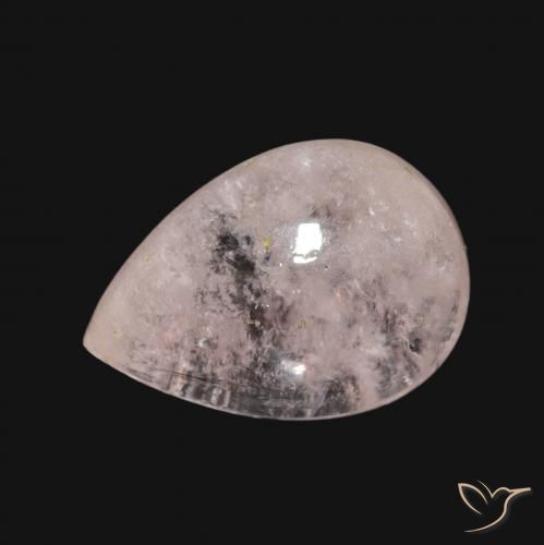 5.09ct Natural Rosa Flamingo Morganita, Formato de pêra, Transparente