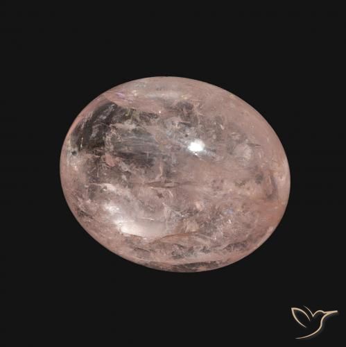 Morganita Rosa Flamingo Natural 5.93ct, oval, Opaco