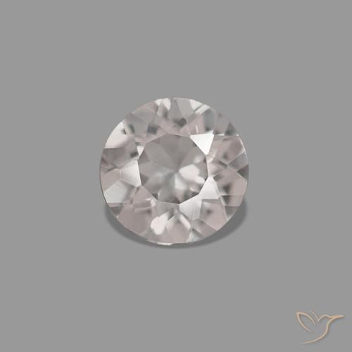 Morganita Rosa Flamingo Natural 0.21ct, Corte Redondo, VVS-VS