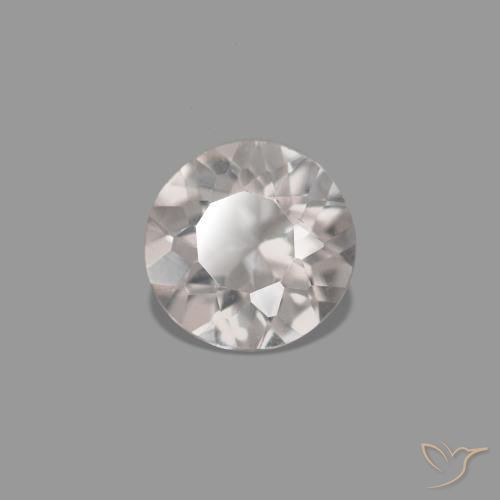 Morganita Rosa Flamingo Natural 0.21ct, Corte Redondo, VVS-VS