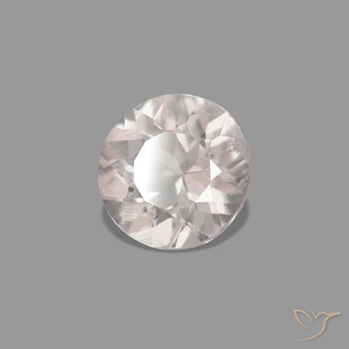 Morganita Luz rosa Natural 0.15ct, Redondo, VVS-VS