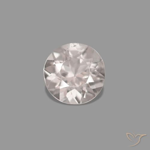 Morganita Luz rosa Natural 0.20ct, Redondo, VVS-VS