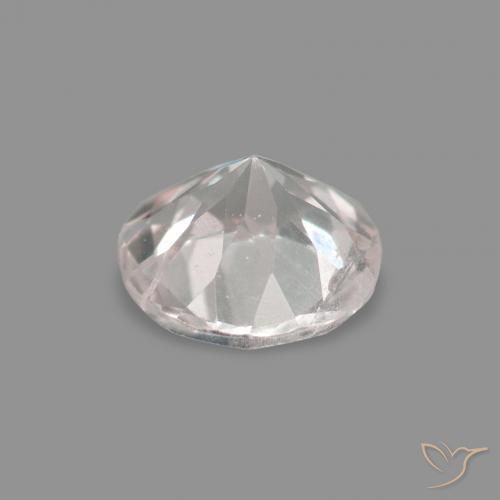 Morganita Rosa bem claro Natural 0.18ct, Redondo, VS