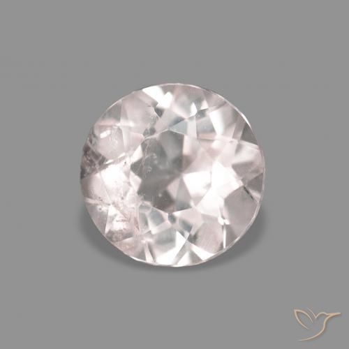 Morganita Rosa bem claro Natural 0.30ct, Redondo, VS