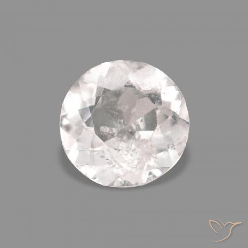 0.26ct Natural Rosa bem claro Morganita, Redondo, VS