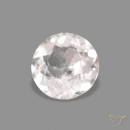Morganita Rosa bem claro Natural 0.26ct, Redondo, VS