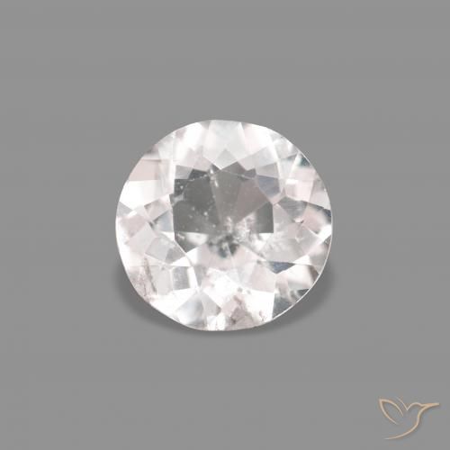 0.34ct Natural Rosa bem claro Morganita, Redondo, VS