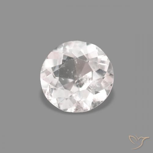 Morganita Rosa bem claro Natural 0.34ct, Redondo, VS