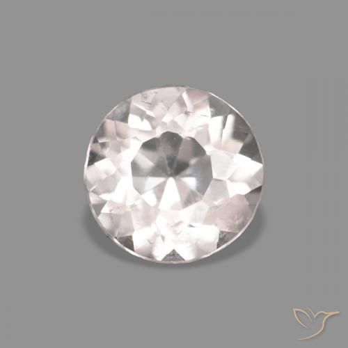 0.45ct Rosa bem claro Morganita, Redondo, VS
