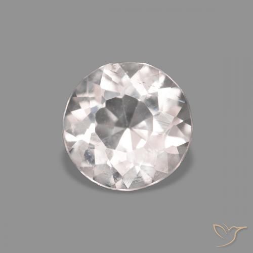 Morganita Rosa bem claro Natural 0.45ct, Redondo, VS