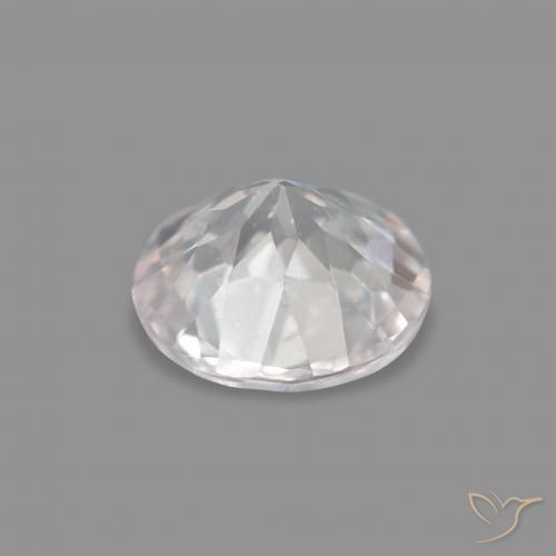 Morganita Rosa bem claro Natural 0.26ct, Redondo, VVS-VS