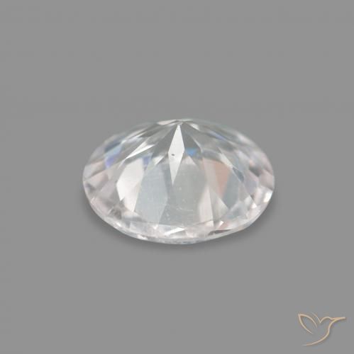 Morganita Rosa bem claro Natural 0.21ct, Redondo, VVS-VS