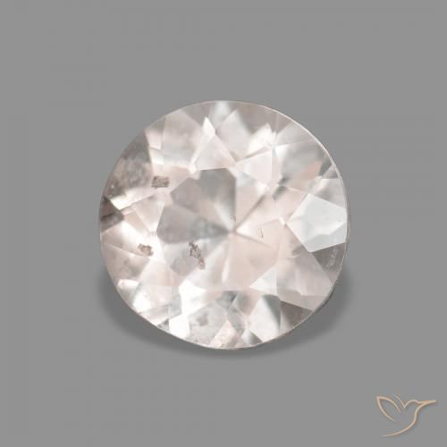 Morganita Rosa bem claro Natural 0.36ct, Redondo, VS