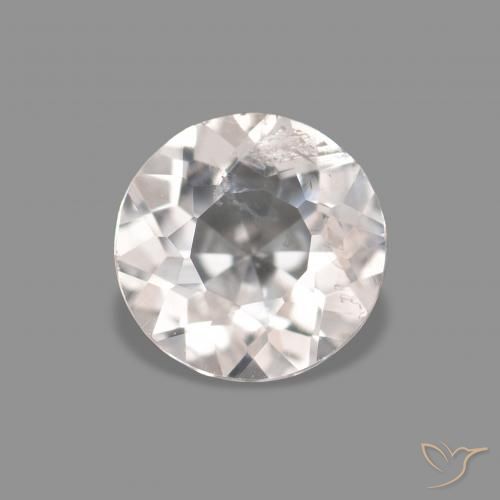 0.45ct Natural Rosa bem claro Morganita, Redondo, VS