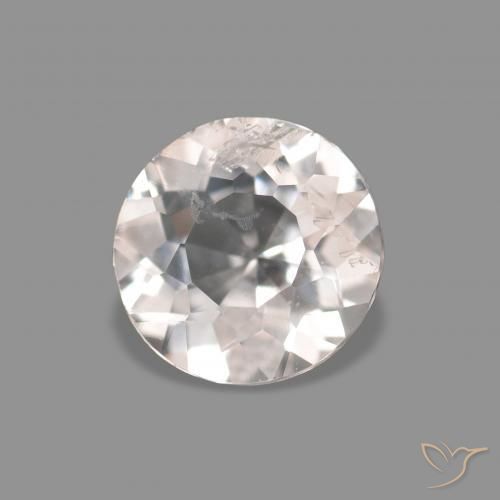 Morganita Rosa bem claro Natural 0.45ct, Redondo, VS