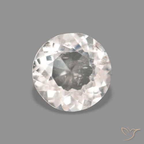 0.44ct Rosa bem claro Morganita, Redondo, VS