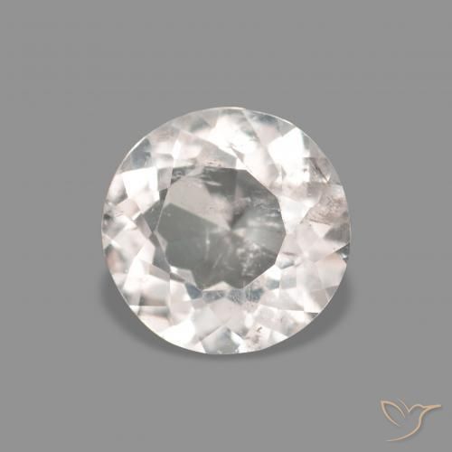 Morganita Rosa bem claro Natural 0.44ct, Redondo, VS