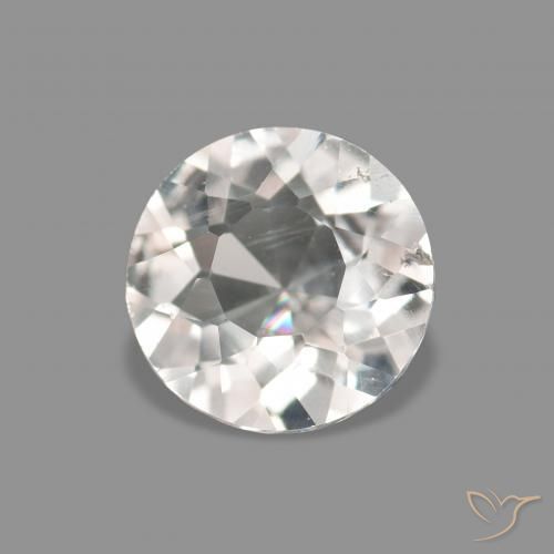 Morganita Rosa bem claro Natural 0.47ct, Redondo, VS