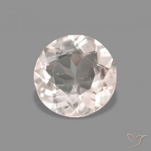 Morganita Rosa bem claro Natural 0.41ct, Redondo, VS