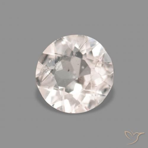 Morganita Rosa bem claro Natural 0.30ct, Redondo, VS