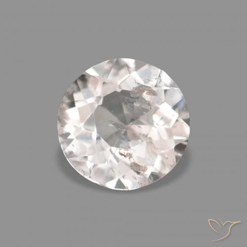 0.33ct Natural Rosa bem claro Morganita, Redondo, VS