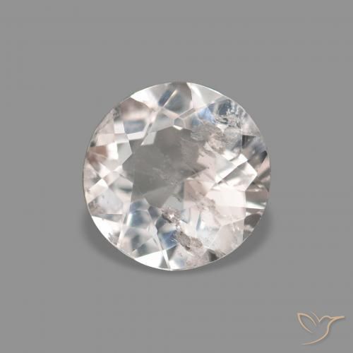 Morganita Rosa bem claro Natural 0.33ct, Redondo, VS