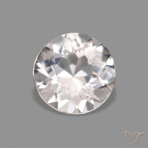 0.38ct Rosa bem claro Morganita, Redondo, VS