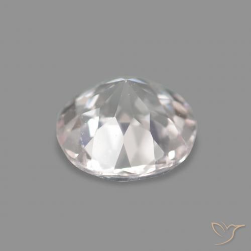 Morganita Rosa bem claro Natural 0.38ct, Redondo, VS