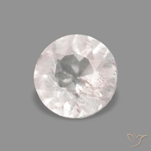 Morganita Rosa bem claro Natural 0.27ct, Redondo, VS-SI