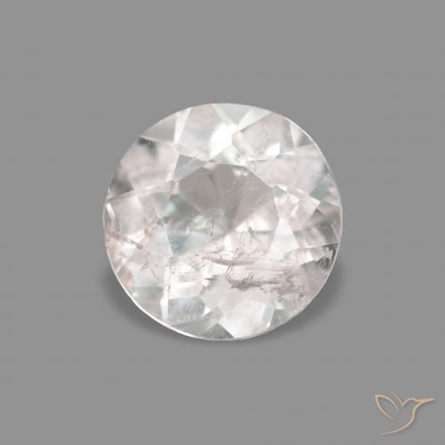 Morganita Rosa bem claro Natural 0.33ct, Redondo, VS-SI