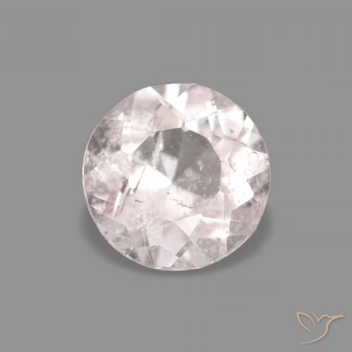 0.42ct Rosa bem claro Morganita, Redondo, VS-SI