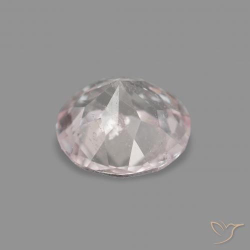Morganita Rosa bem claro Natural 0.42ct, Redondo, VS-SI