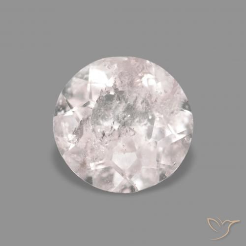 0.42ct Rosa bem claro Morganita, Redondo, VS-SI