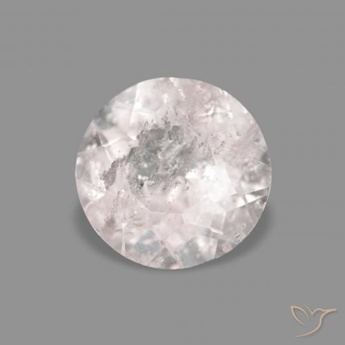 Morganita Rosa bem claro Natural 0.42ct, Redondo, VS-SI