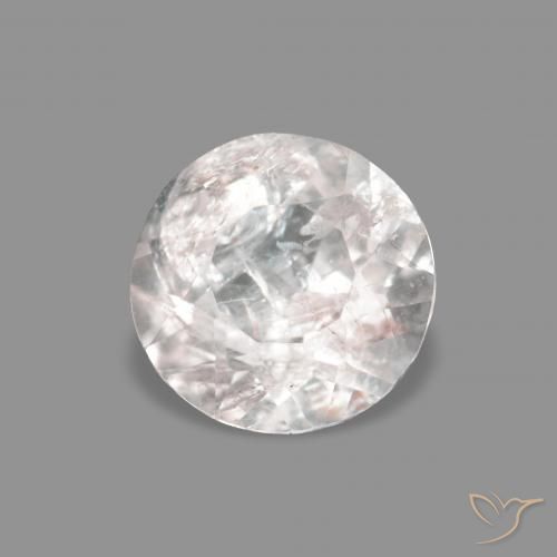 Morganita Rosa bem claro Natural 0.40ct, Redondo, VS-SI
