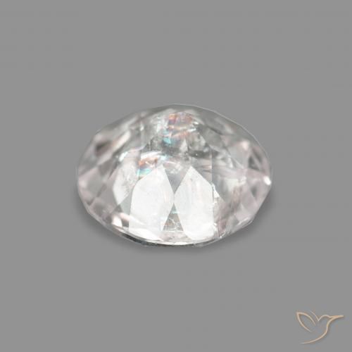 Morganita Rosa bem claro Natural 0.40ct, Redondo, VS-SI