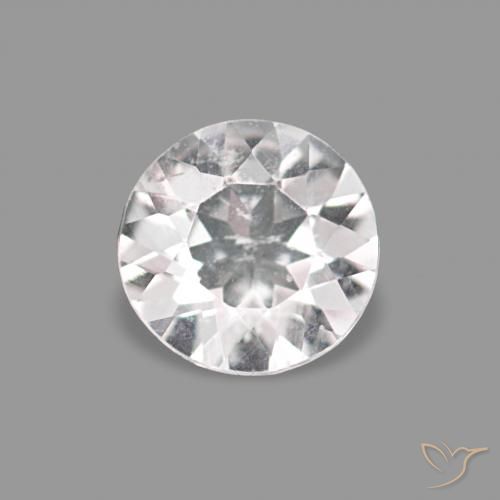 0.19ct Luz rosa Morganita, Redondo, VS