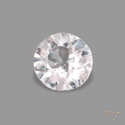 Morganita Luz rosa Natural 0.22ct, Redondo, VS