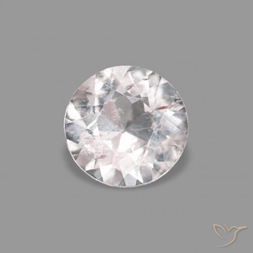 0.29ct Luz rosa Morganita, Redondo, VS