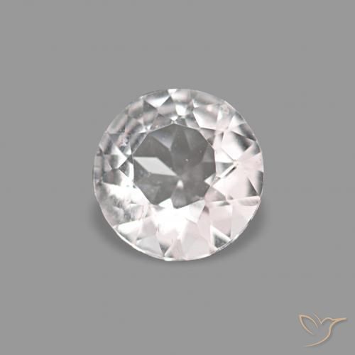 Morganita Rosa bem claro Natural 0.23ct, Redondo, VVS-VS