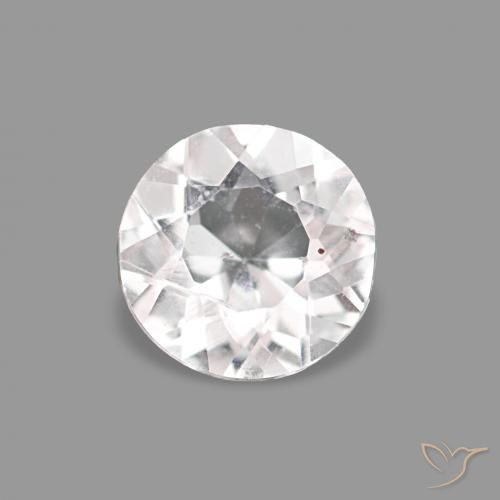 0.28ct Rosa bem claro Morganita, Redondo, VVS-VS