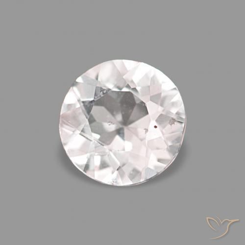 Morganita Rosa bem claro Natural 0.28ct, Redondo, VVS-VS